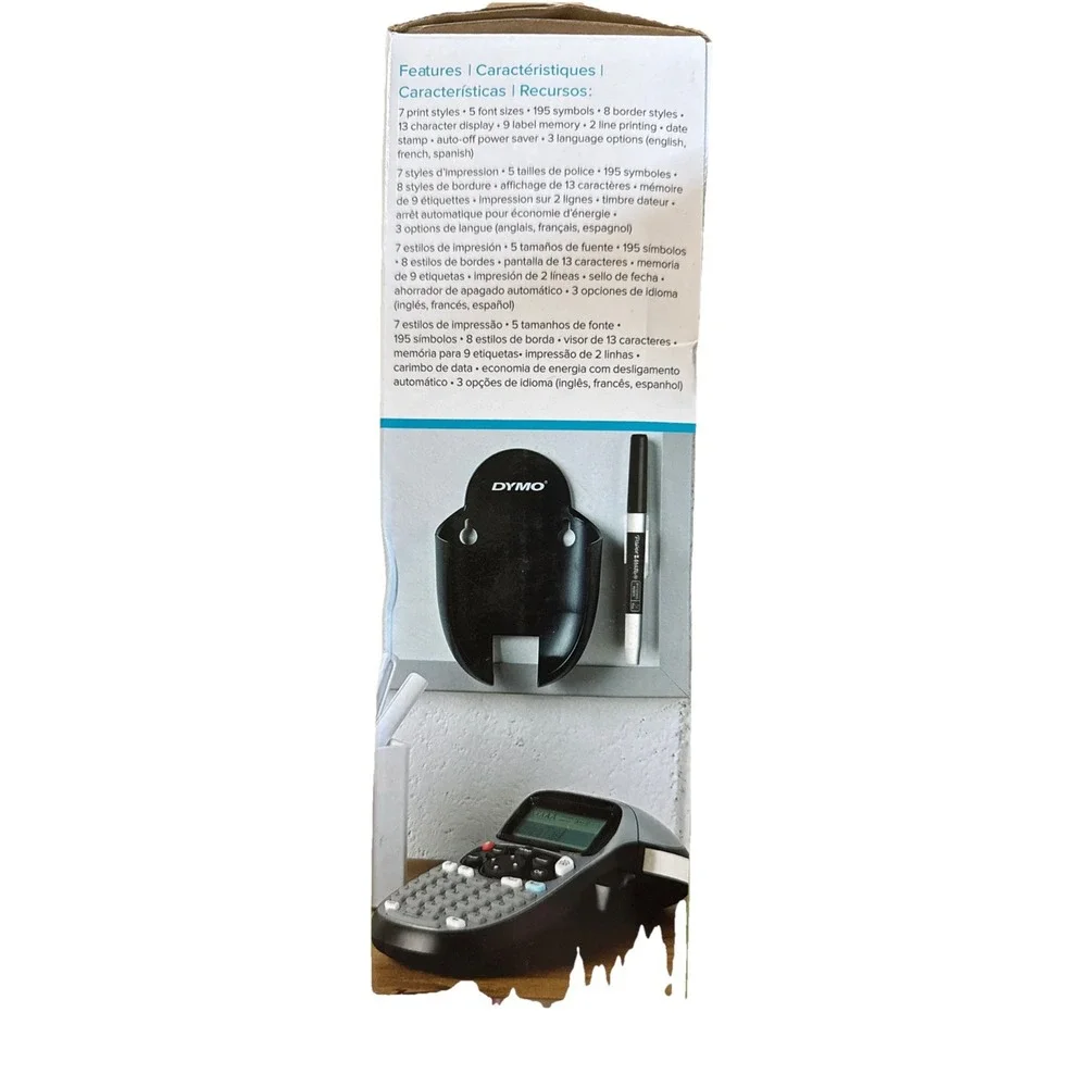 Dymo LetraTag Plus LT-100H Portable Label Maker 21455 21455/2174535 Read Descrip